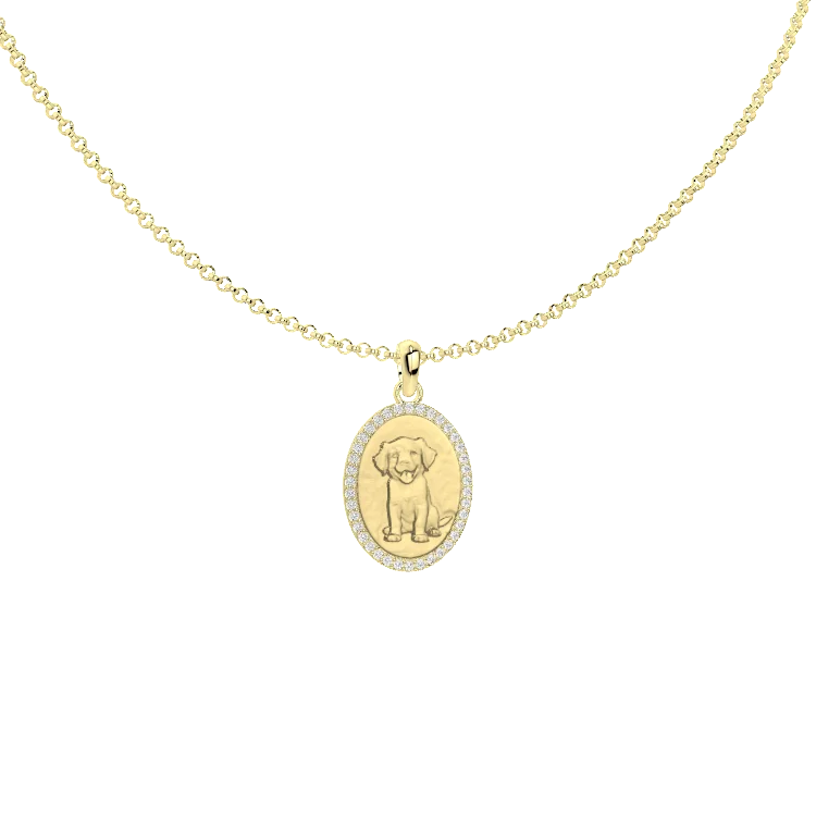 Animal Portrait Uploud Necklace Relief