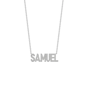 Zirconia Name Necklace