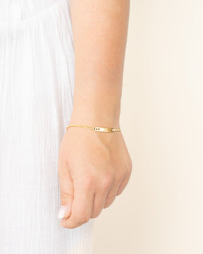 Engraving bracelet engraving plate heart