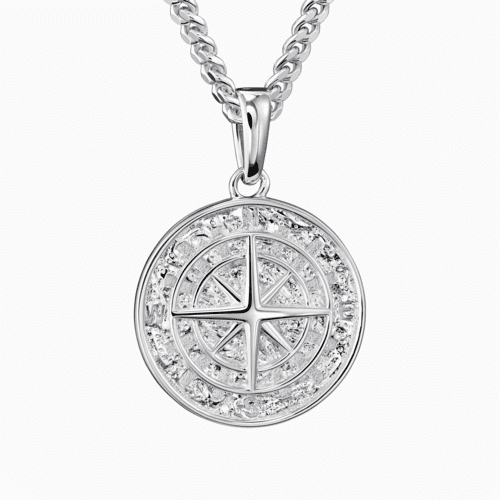 Other pendant chains for men - 925 silver rhodium-plated