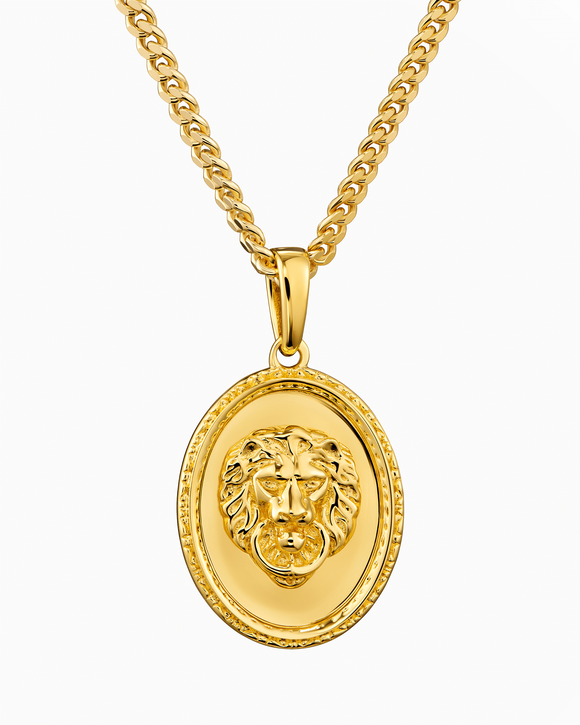 Lion necklace engraving plate