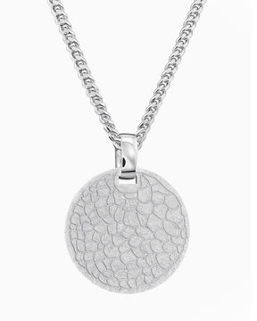 Nose print engraving plates necklace pendant round ice matt