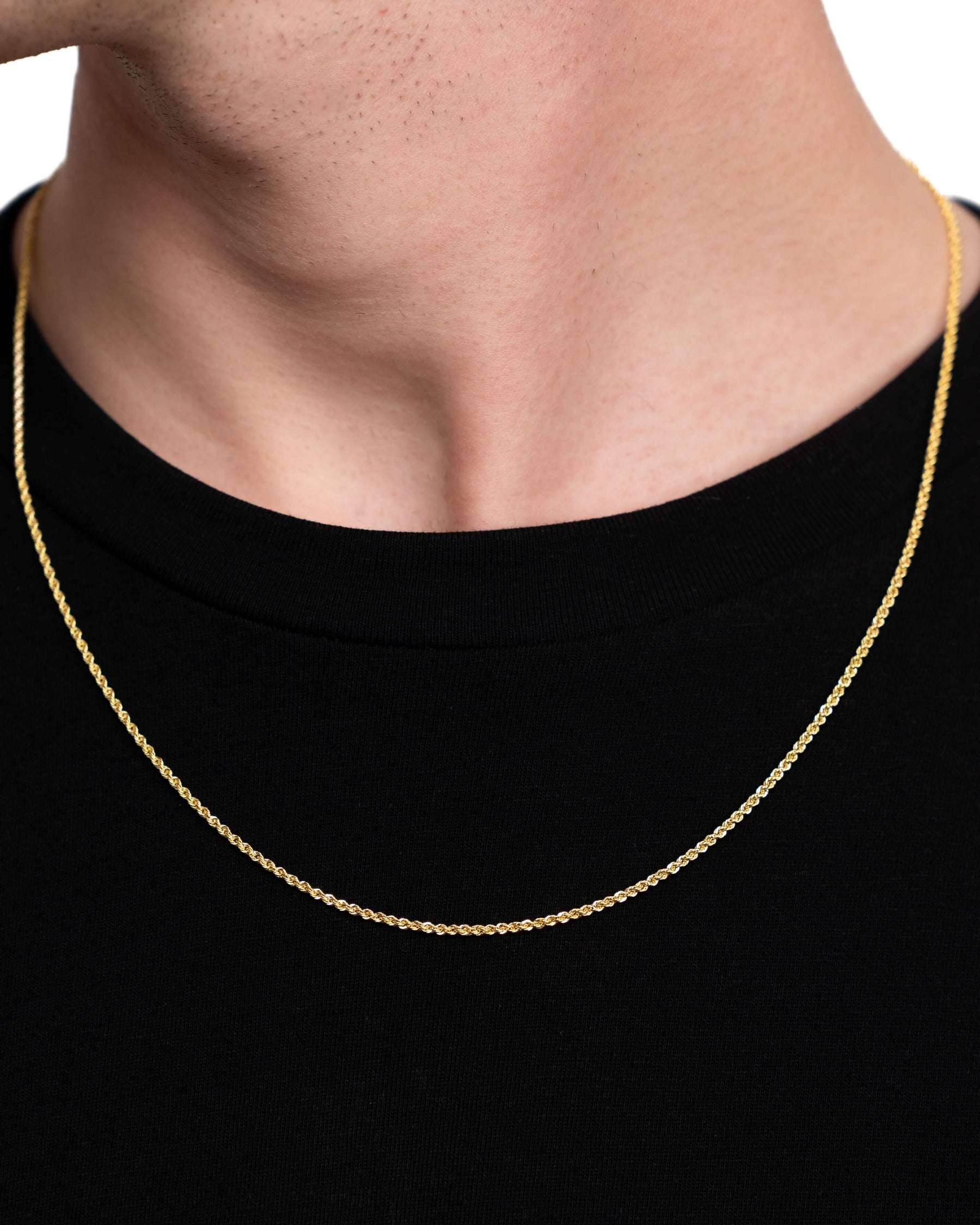 Cord chain 585 gold 1,70mm
