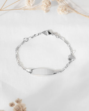 Engraving bracelet Engraving plate Guardian angel
