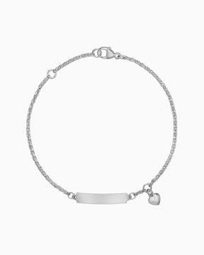 Engraving bracelet engraving plate heart