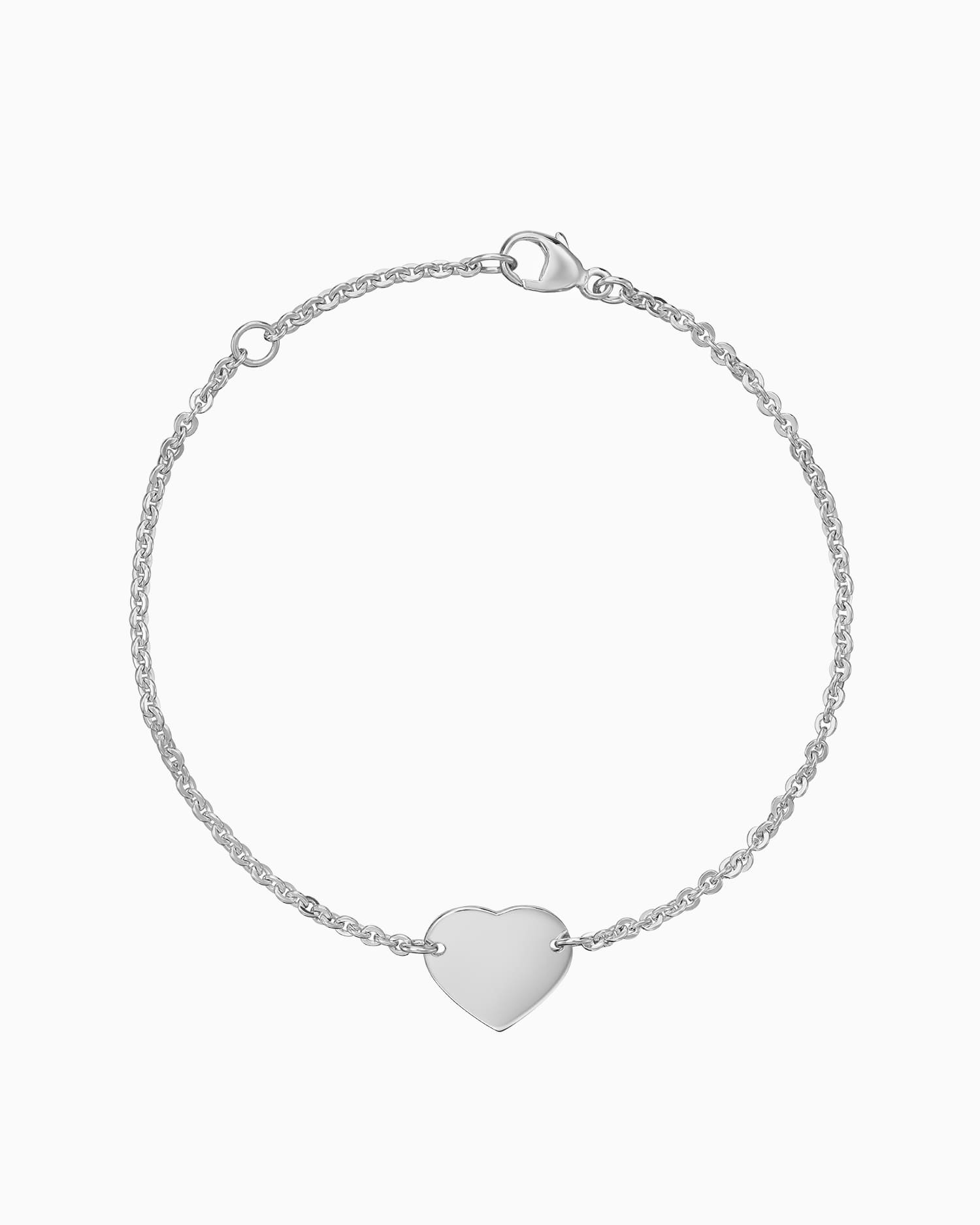 Engraving bracelet engraving plate heart
