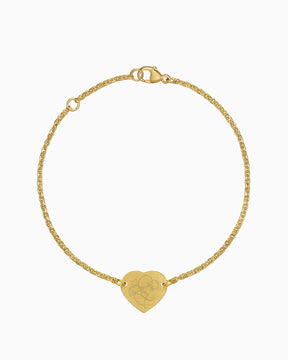 Graphic upload engraving bracelet engraving plate heart
