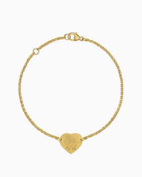 Zodiac sign engraving bracelet engraving plate heart