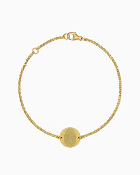 Fingerprint engraving bracelet engraving plate round