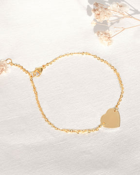 Fingerprint engraving bracelet engraving plate heart