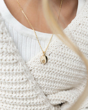 Engraving plates pendant necklace guardian angel 12mm