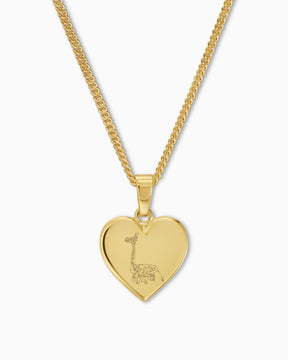 Own drawing heart necklace engraving plate pendant 12mm