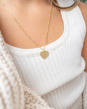 Own drawing heart necklace engraving plate pendant 13mm