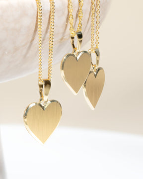 Fingerprint heart necklace engraving plate pendant 12mm