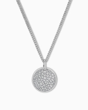 Nose print engraving plates necklace pendant round 12mm