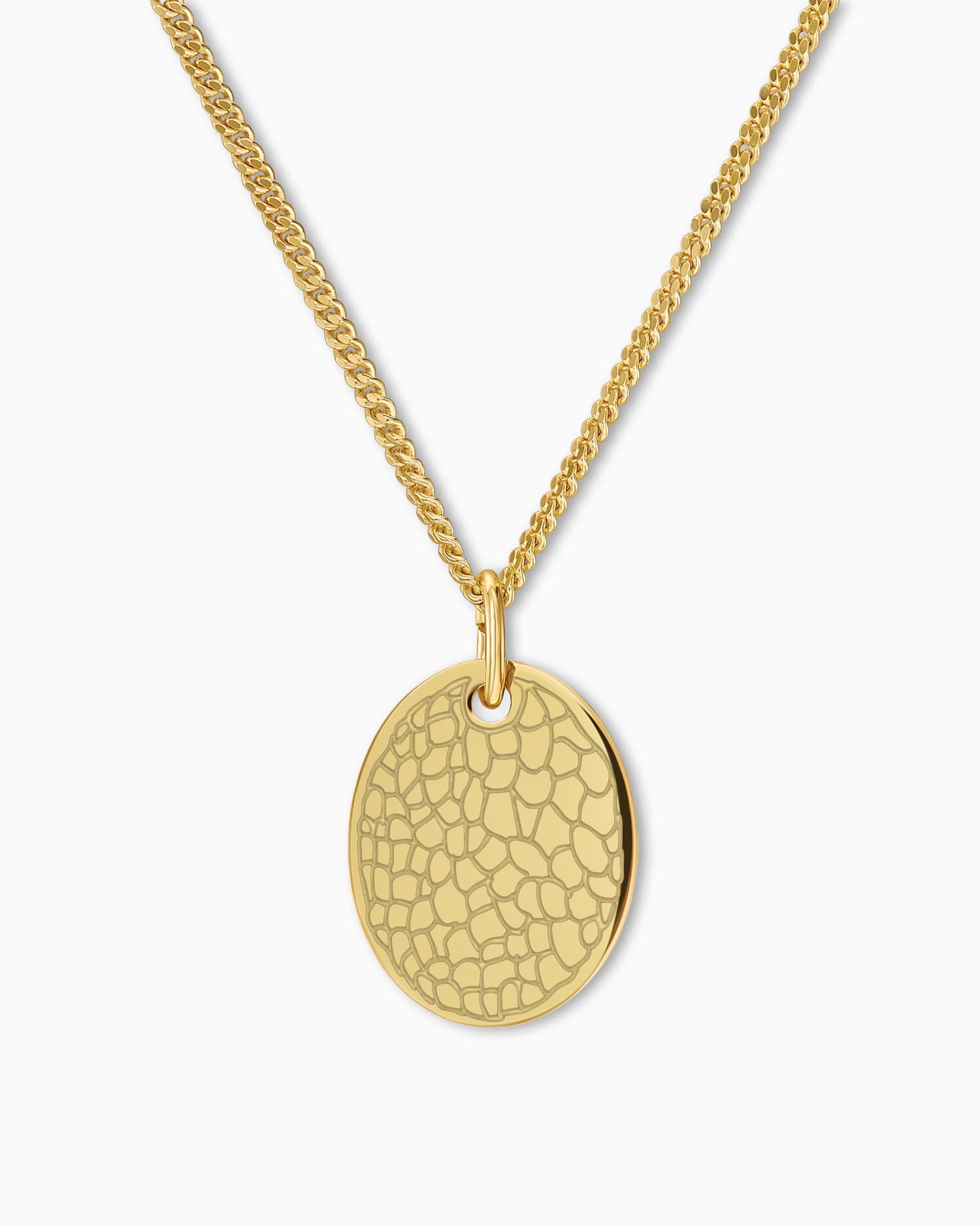 Nose print engraving plates necklace pendant oval