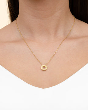 Ring Necklace Engraving plate Pendant
