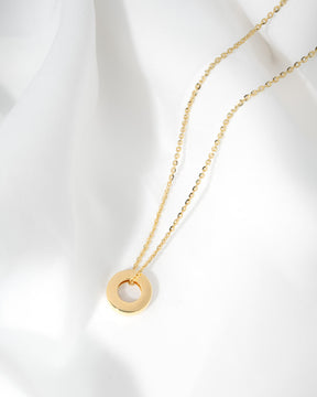 Ring Necklace Engraving plate Pendant