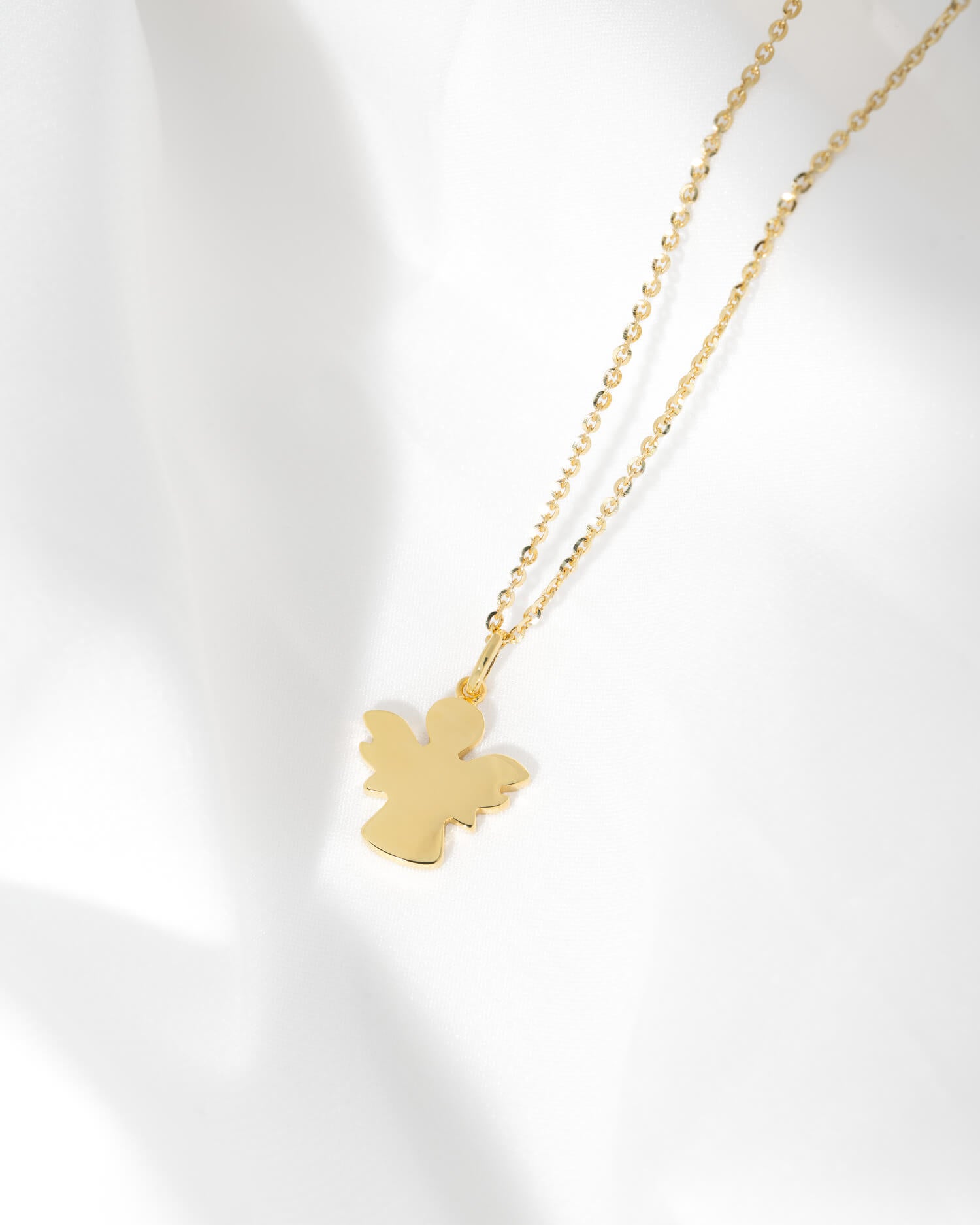 Angel necklace pendant engraving plate