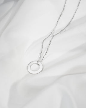 Ring Necklace Engraving plate Pendant