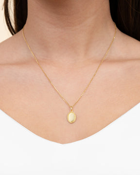 Handprint engraving plates necklace pendant oval