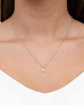 Engraving plates necklace pendant round 8mm
