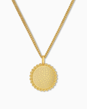 Nose print engraving plates necklace pendant round 14mm