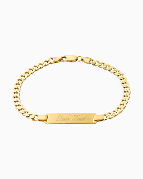 Engraving bracelet Engraving plate Armored ID bracelet Frosted