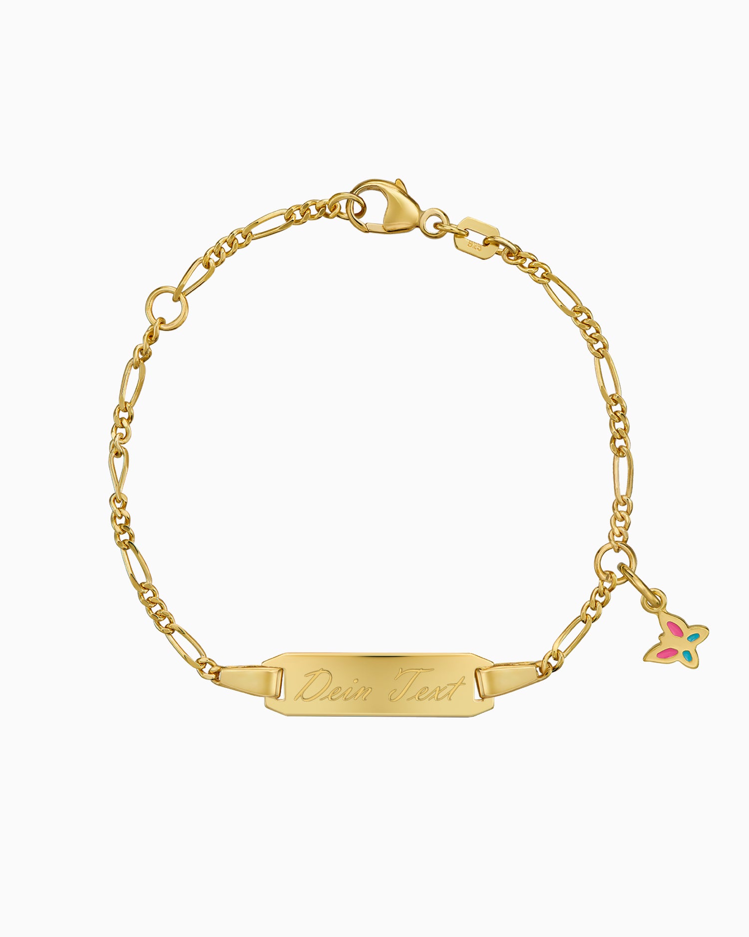 Engraving bracelet engraving plate butterfly