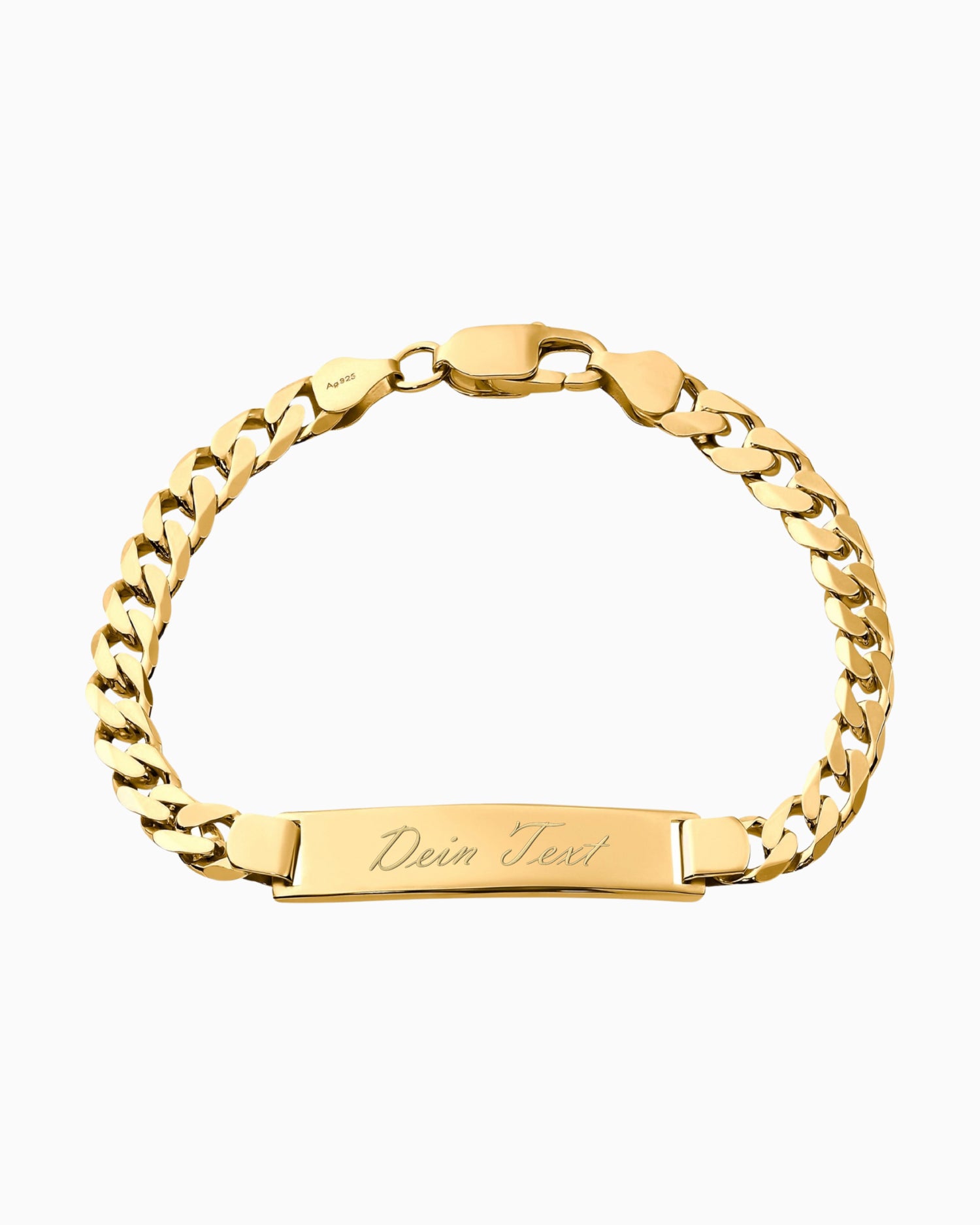 Engraving bracelet Engraving plate Armored ID bracelet