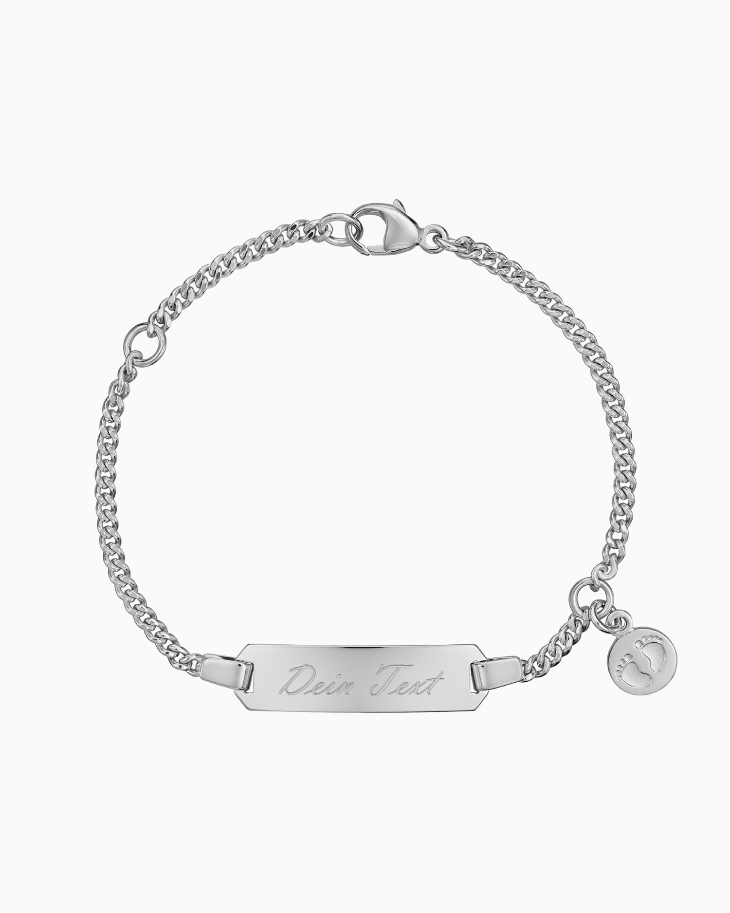 Engraving bracelet engraving plate baby feet