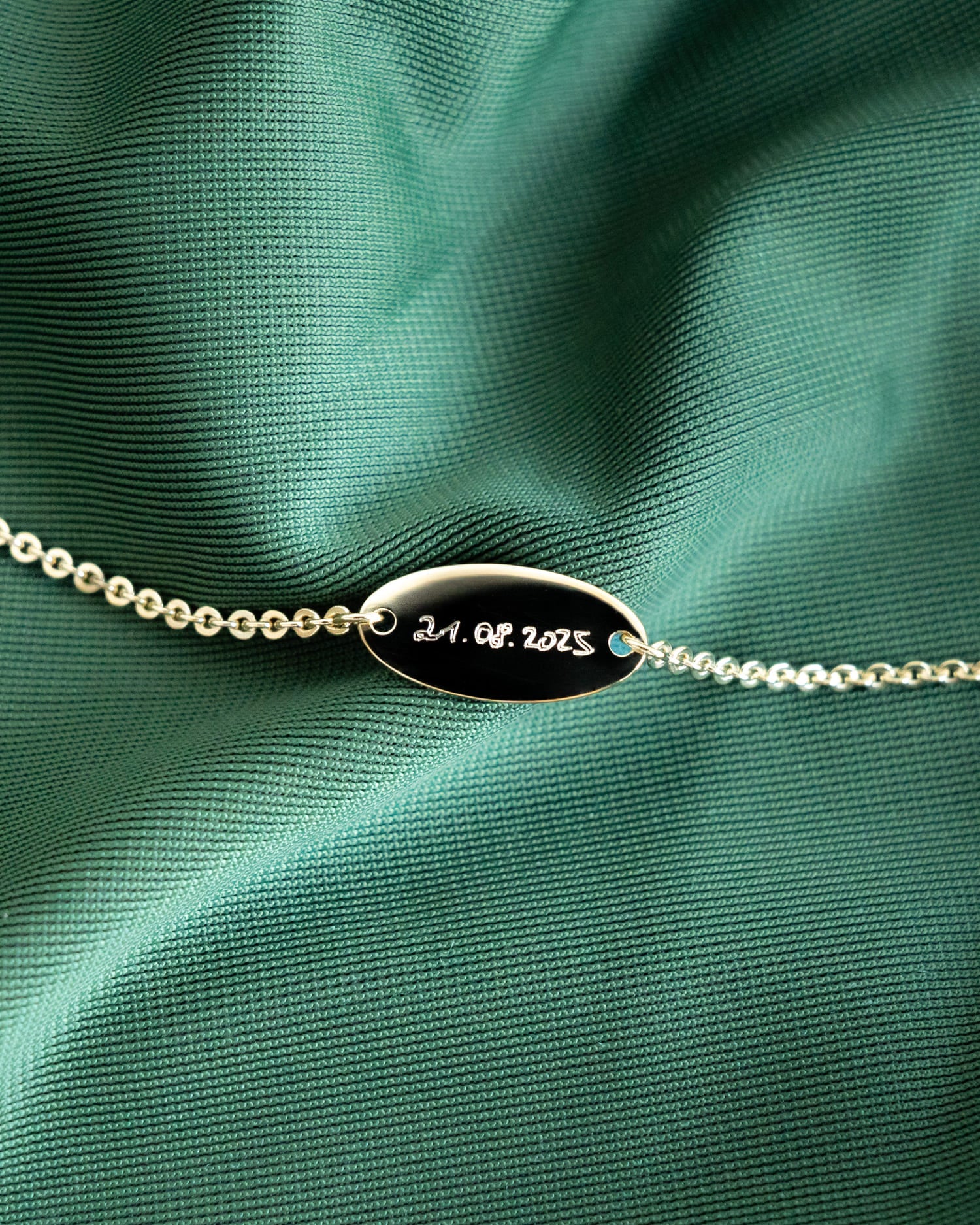 Engraving bracelet engraving plate oval