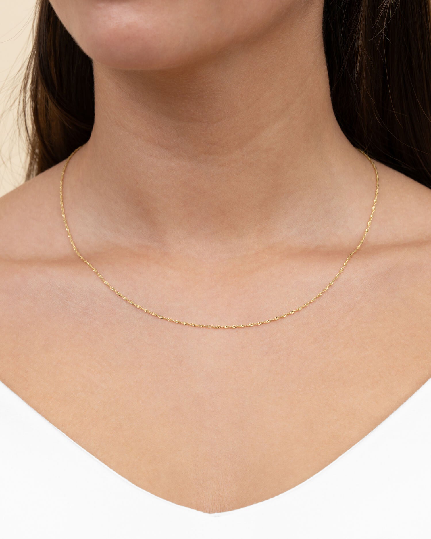 Singapore chain 925 silver 18 carat gold-plated 1.20mm