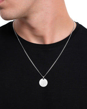 Paw print engraving plates necklace pendant round ice matt