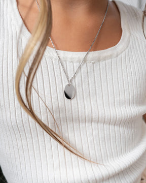 Own drawing engraving plates necklace pendant zirconia oval