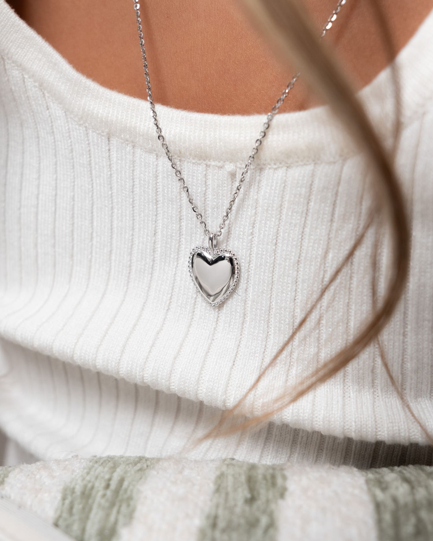 Own drawing heart necklace engraving plate pendant