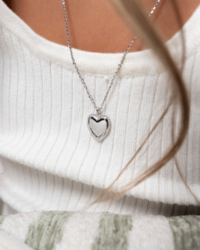 Child symbols heart necklace engraving plate pendant