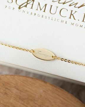 Engraving bracelet engraving plate oval