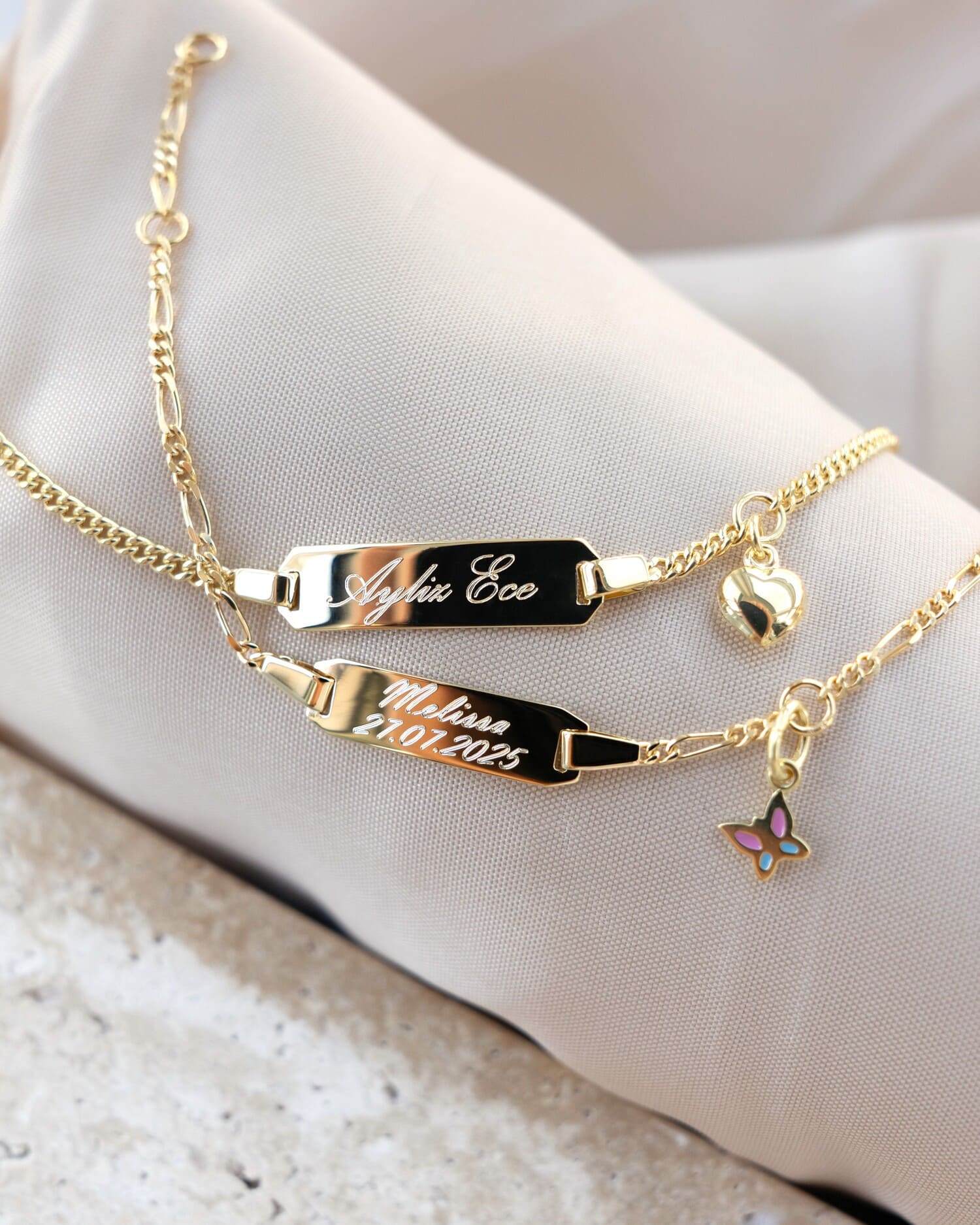 Engraving bracelet engraving plate heart