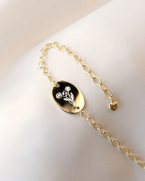 Engraving bracelet engraving plate oval