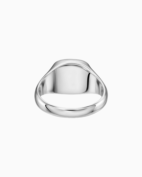 Signet ring Square Brushed