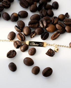 Engraving bracelet engraving plate heart