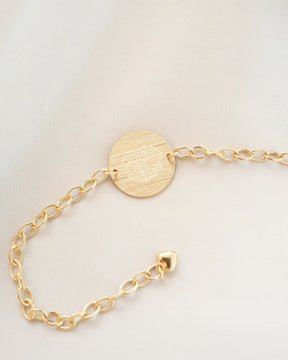 Engraving bracelet engraving plate round