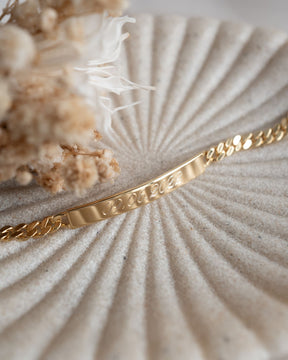 Engraving bracelet Engraving plate