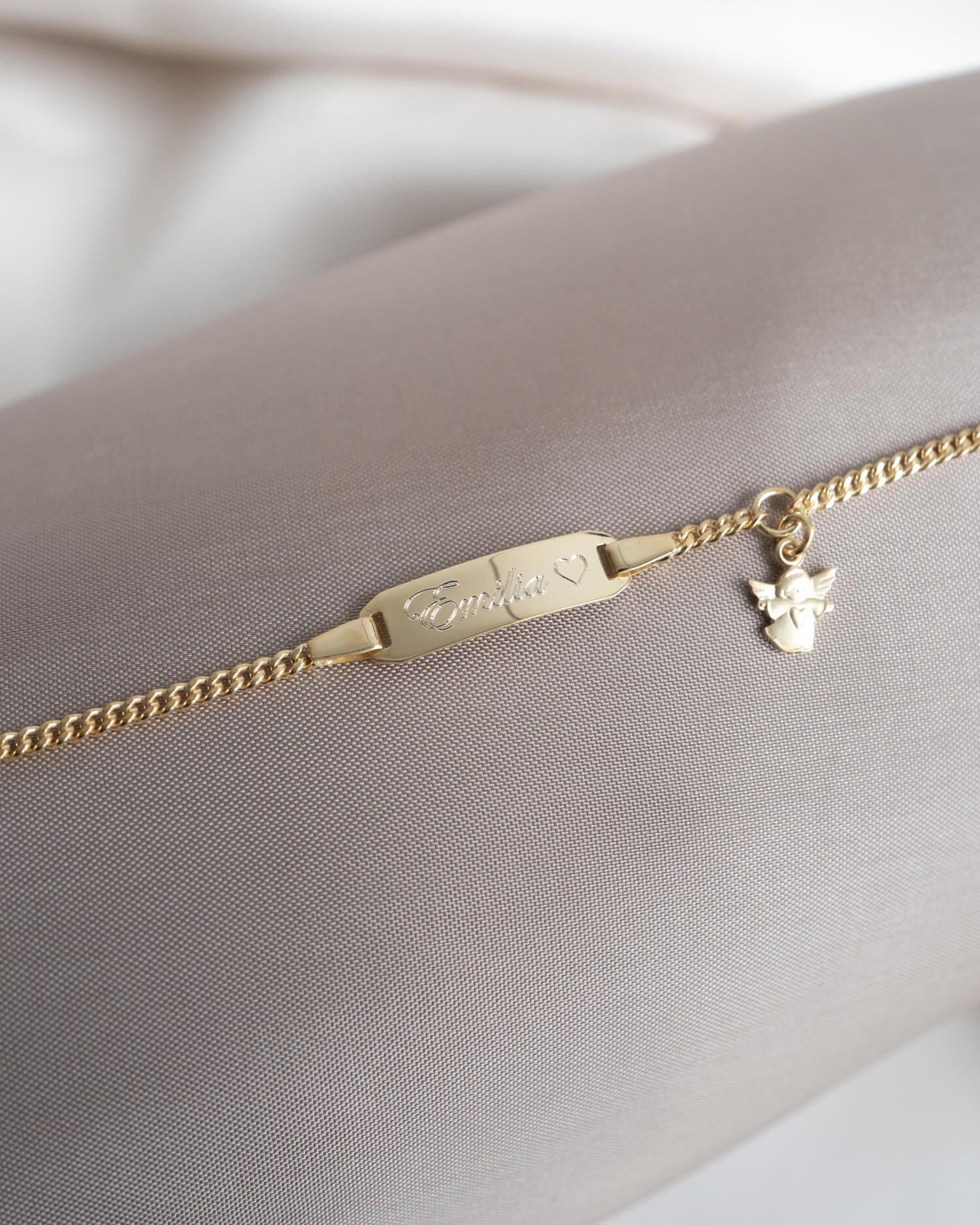 Engraving bracelet Engraving plate Guardian angel