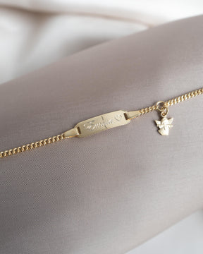 Engraving bracelet Engraving plate Guardian angel