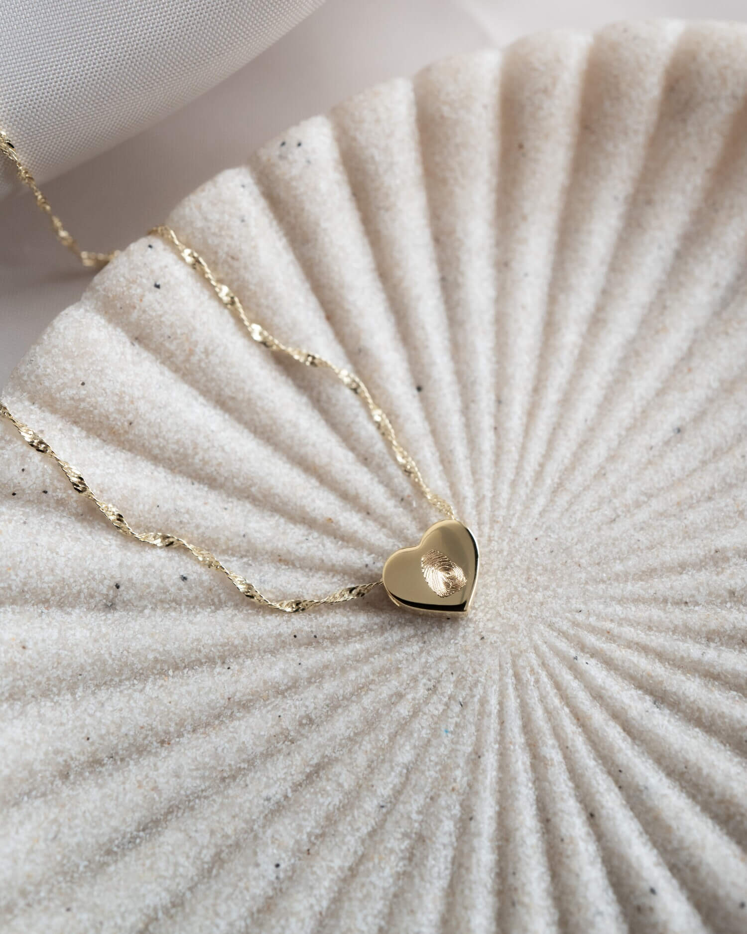 Heart necklace engraving plate pendant