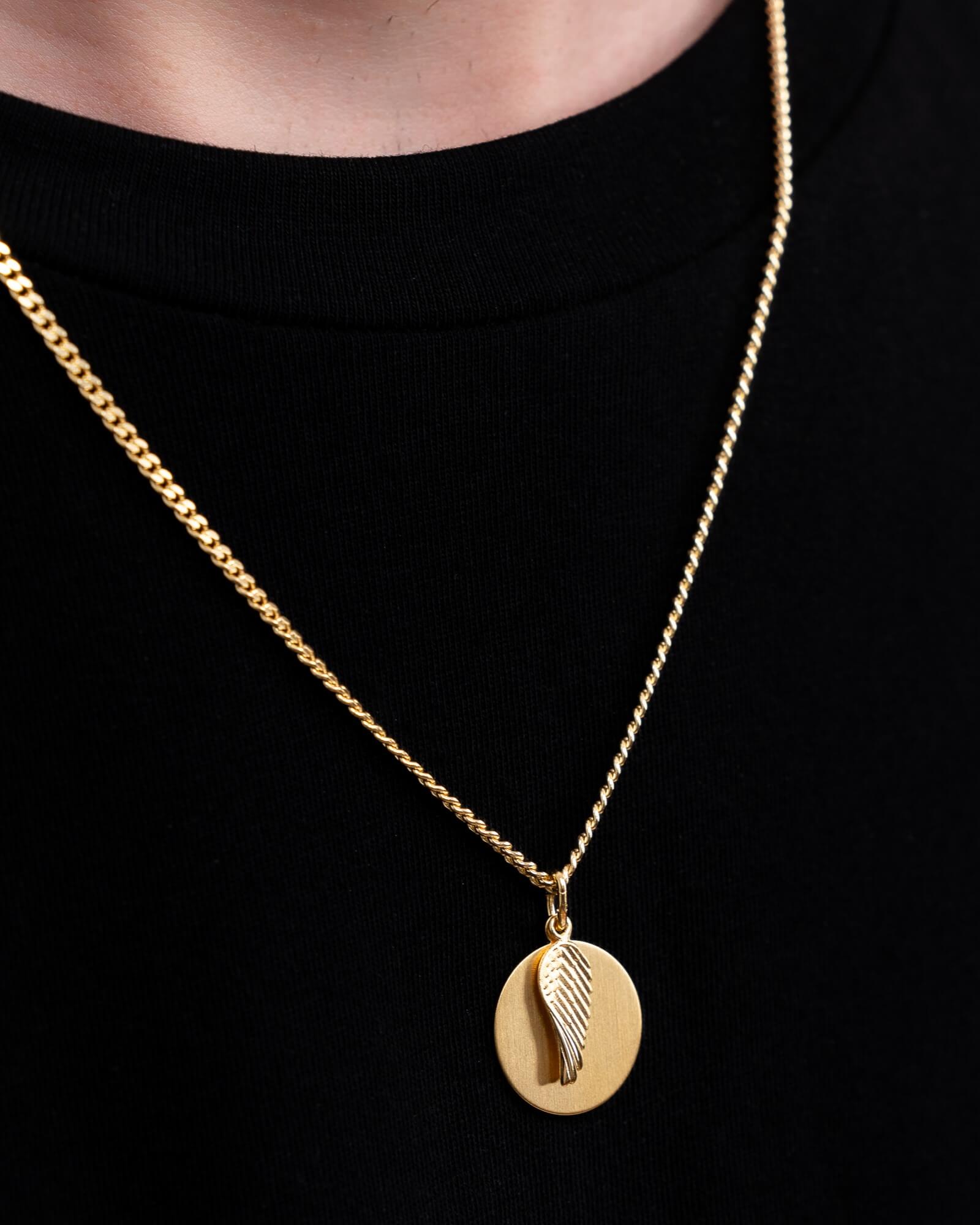 Plaques gravées Collier Pendentif Ailes