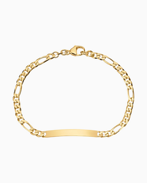 Bracelet à gravure Plaque à gravure Figaro ID-bracelet
