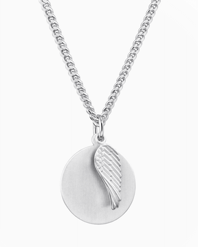 Plaques gravées Collier Pendentif Ailes